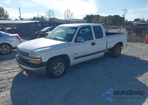 2002 Chevrolet Silverado 1500 Ls из США, поврежденный, VIN 1GCEC19T52Z325788